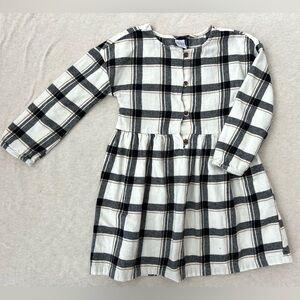 Carter's Black and White Checkered Kids Dress
